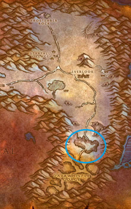 Frostmaul Giants Farming Map Location